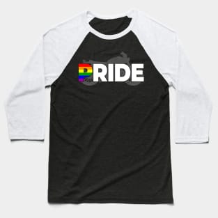 Pride, LGBT motorcyclist Baseball T-Shirt